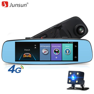 4G Video recorder mirror with two cameras Parking monitor, GPS Navigator ™