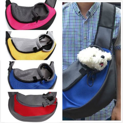 Pet carrier sling for dogs and cats