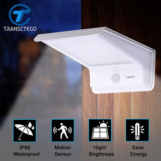 LED Motion Sensor Waterproof Solar Powered Lights