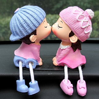 Car creative decoration cartoon  small doll