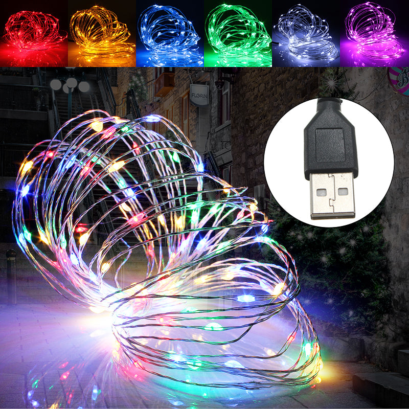 100 LED USB Fairy Christmas Lights
