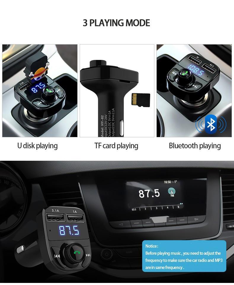 Bluetooth Car Charger MP3 and Radio Player